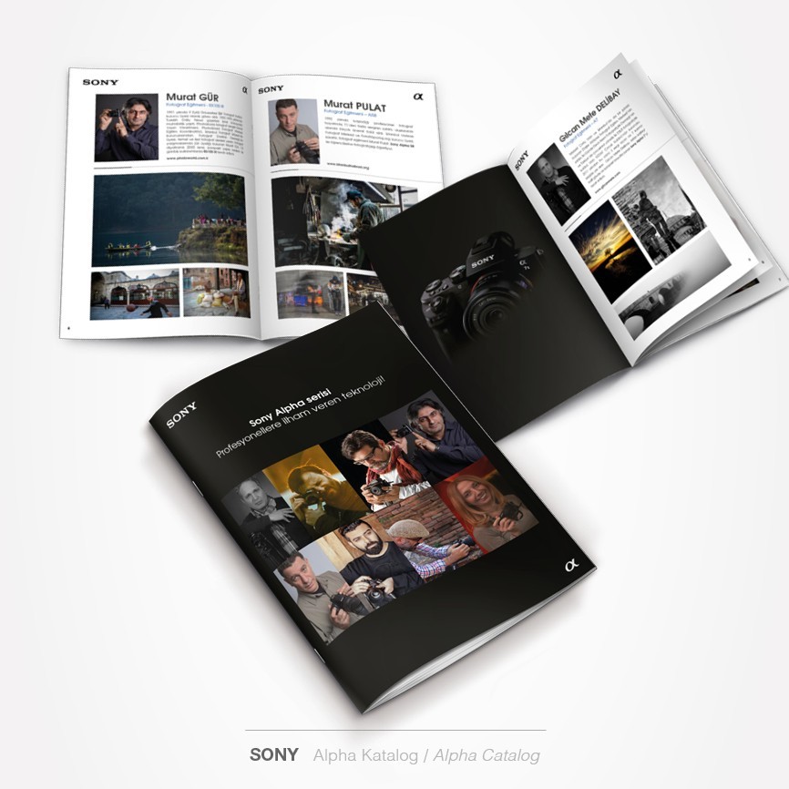 23 taner ugan portfolyo sony alpha katalog tasarimi