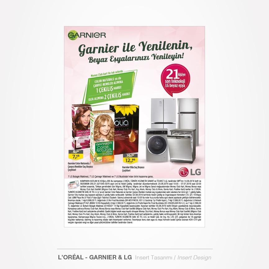 33 taner ugan portfolyo loreal garnier color naturals olia lg migros migroskop insert tasarimi